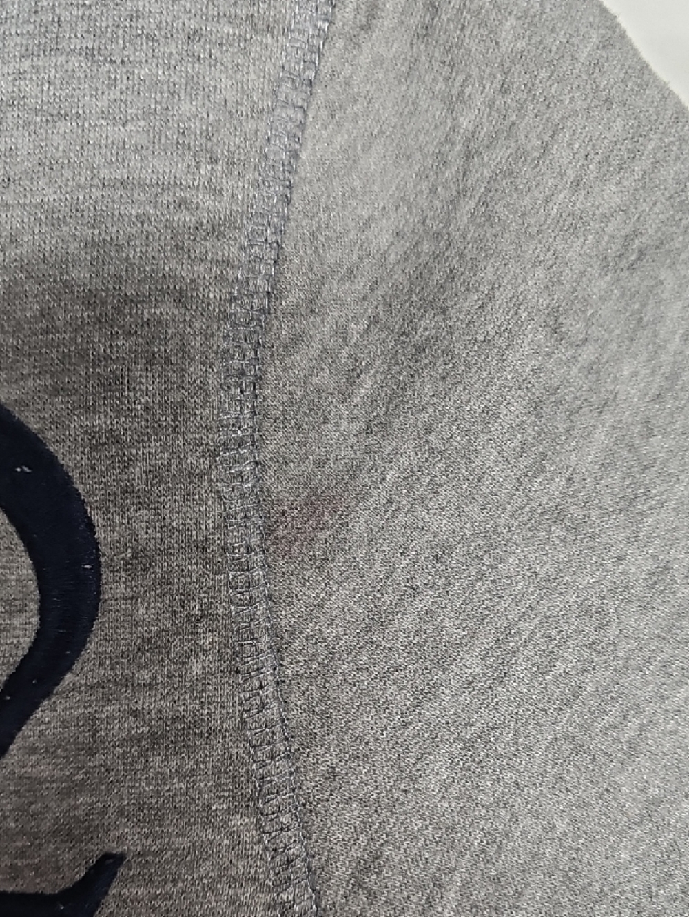 Abercrombie & Fitch Grey Hooded Sherpa-Lined Zip Sweatshirt - Picture 4 of 7